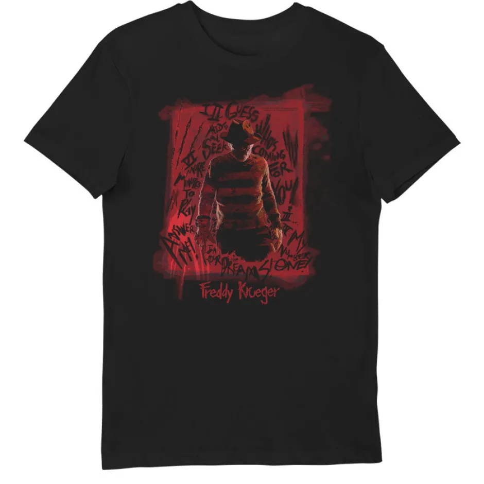 A Nightmare on Elm Street Freddy Krueger Blood Adults T-Shirt-Bioworld International Flash Sale