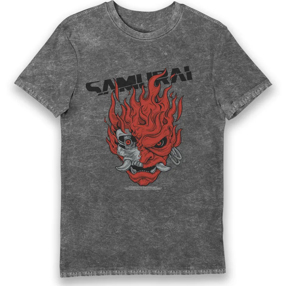 Cyberpunk Samurai Iconic Vintage Style Adults T-Shirt-Bioworld International Sale