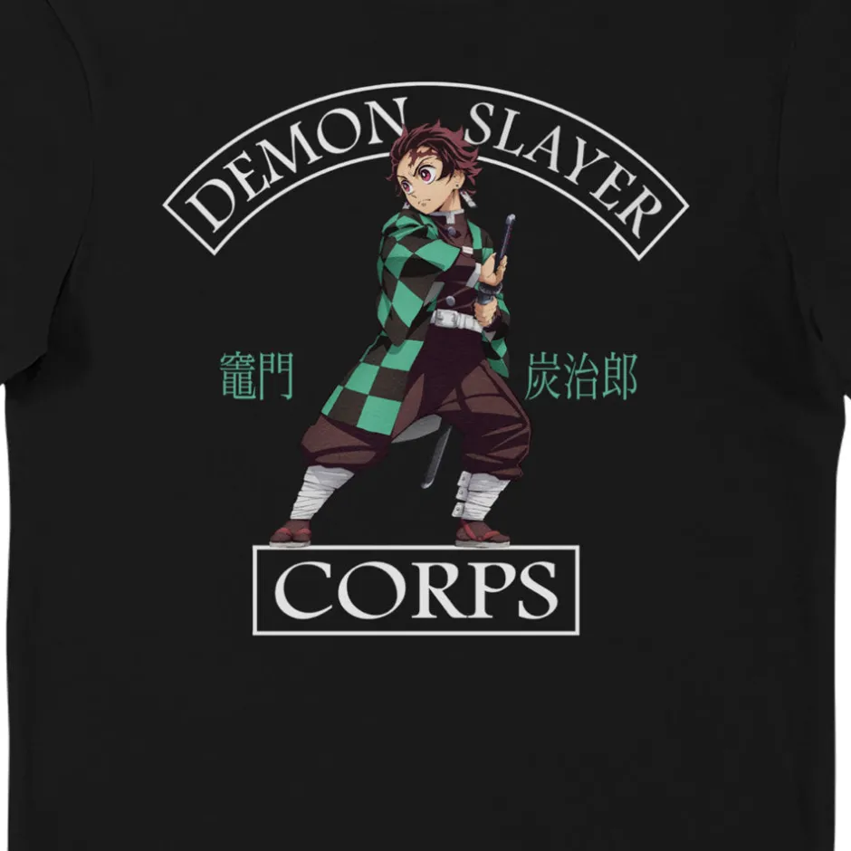Demon Slayer Corps Tanjiro Kamado Adults T-Shirt-Bioworld International Online