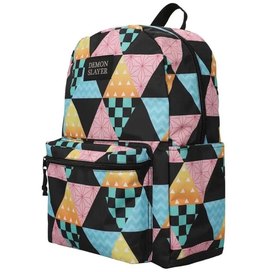 Demon Slayer Multi Character Costume Print Laptop Backpack, Multicolored, One size-Bioworld International Online