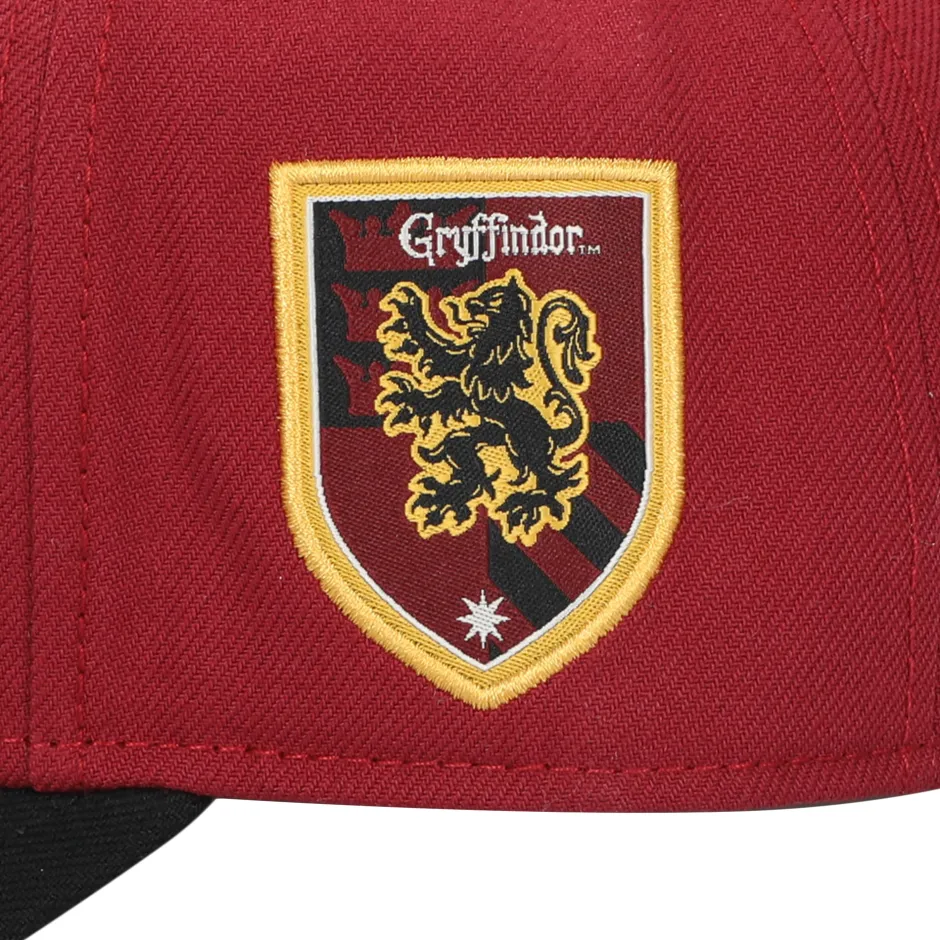 Harry Potter Gryffindor Varsity Woven Label Adult Snapback Cap-Bioworld International Cheap