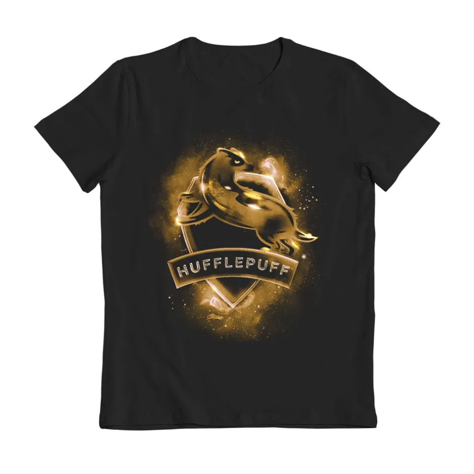 Harry Potter Hufflepuff House Glow in The Dark Kids T-Shirt Bulk Buy-Bioworld International Best Sale