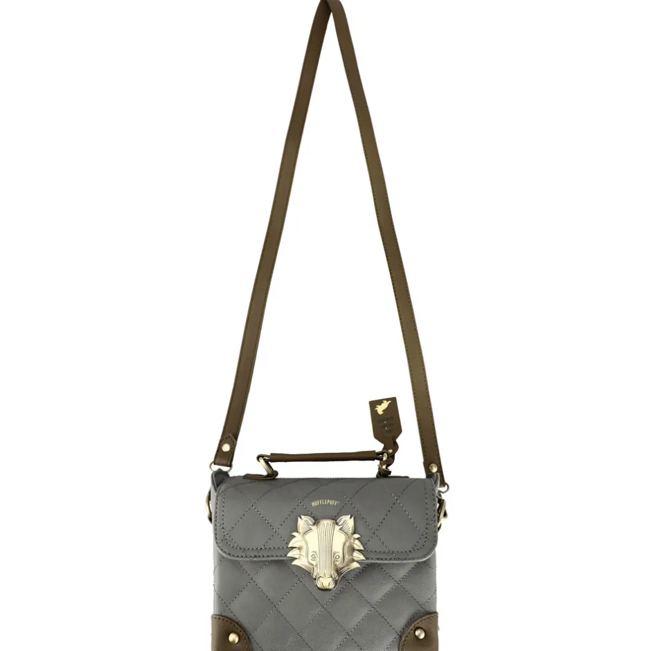 Harry Potter Hufflepuff Premium House Mini Trunk Cross Body Handbag-Bioworld International Cheap
