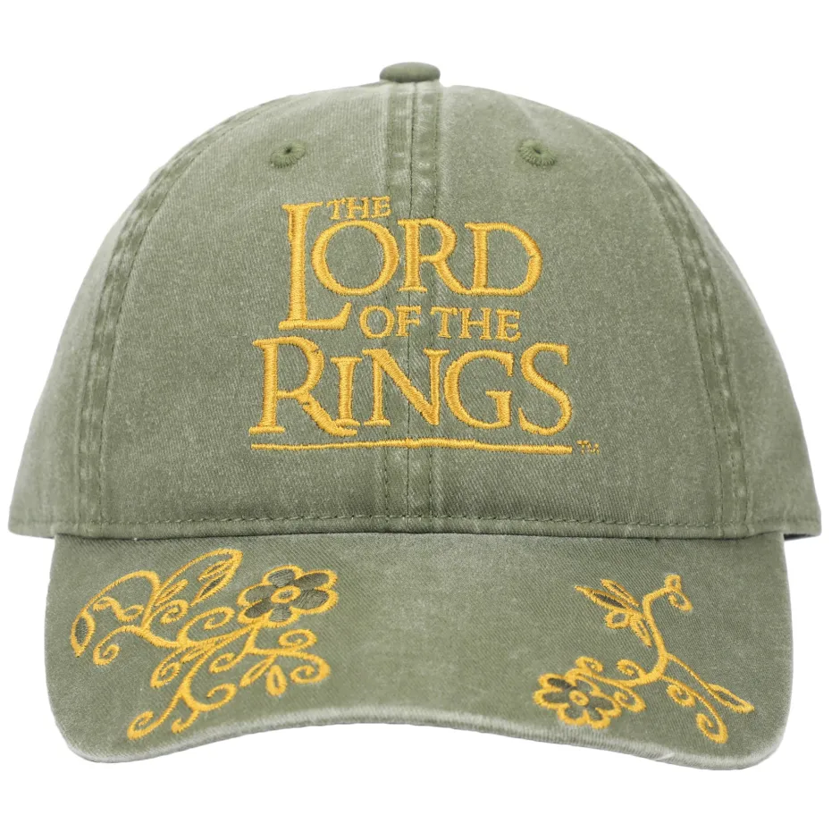 Lord of the Rings Embroidery Vintage Green Cap-Bioworld International Discount
