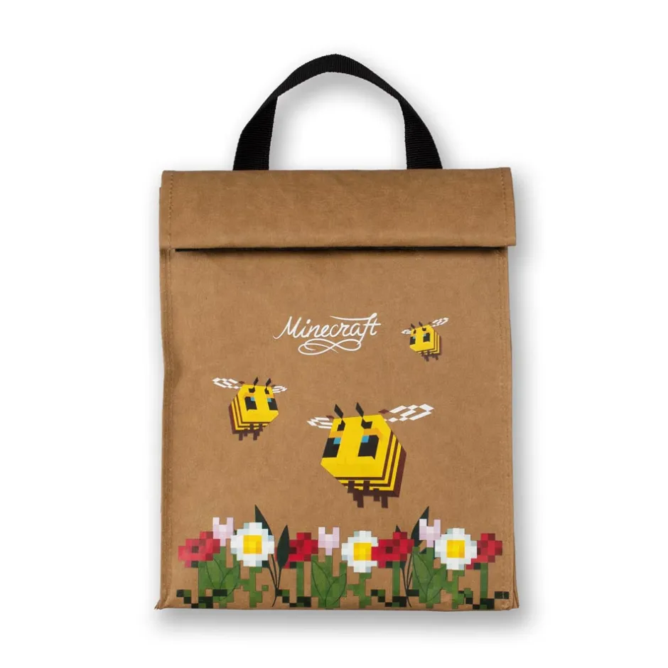Minecraft Bees Insulated Folded Lunch Bag-Bioworld International Best Sale