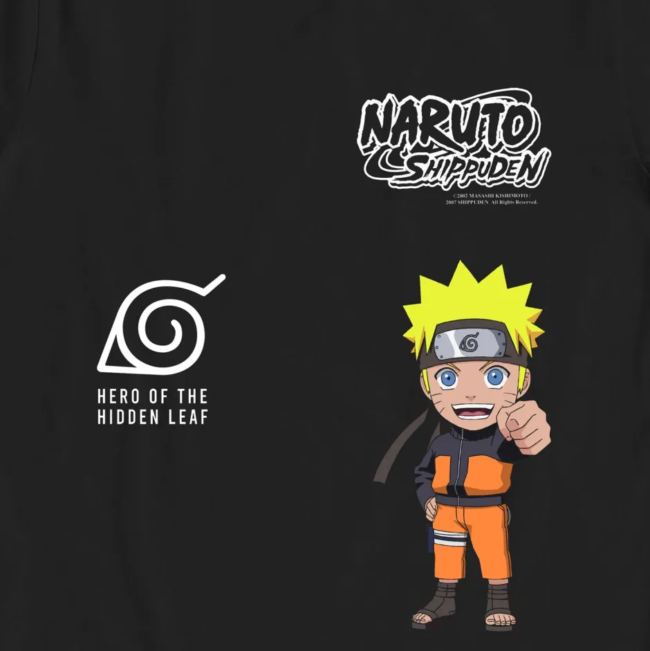 Naruto Shippuden Black Kids T-Shirt-Bioworld International Store
