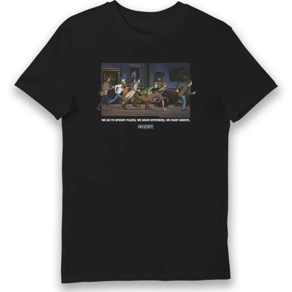 Scooby Natural Gang Adults T-Shirt-Bioworld International Sale