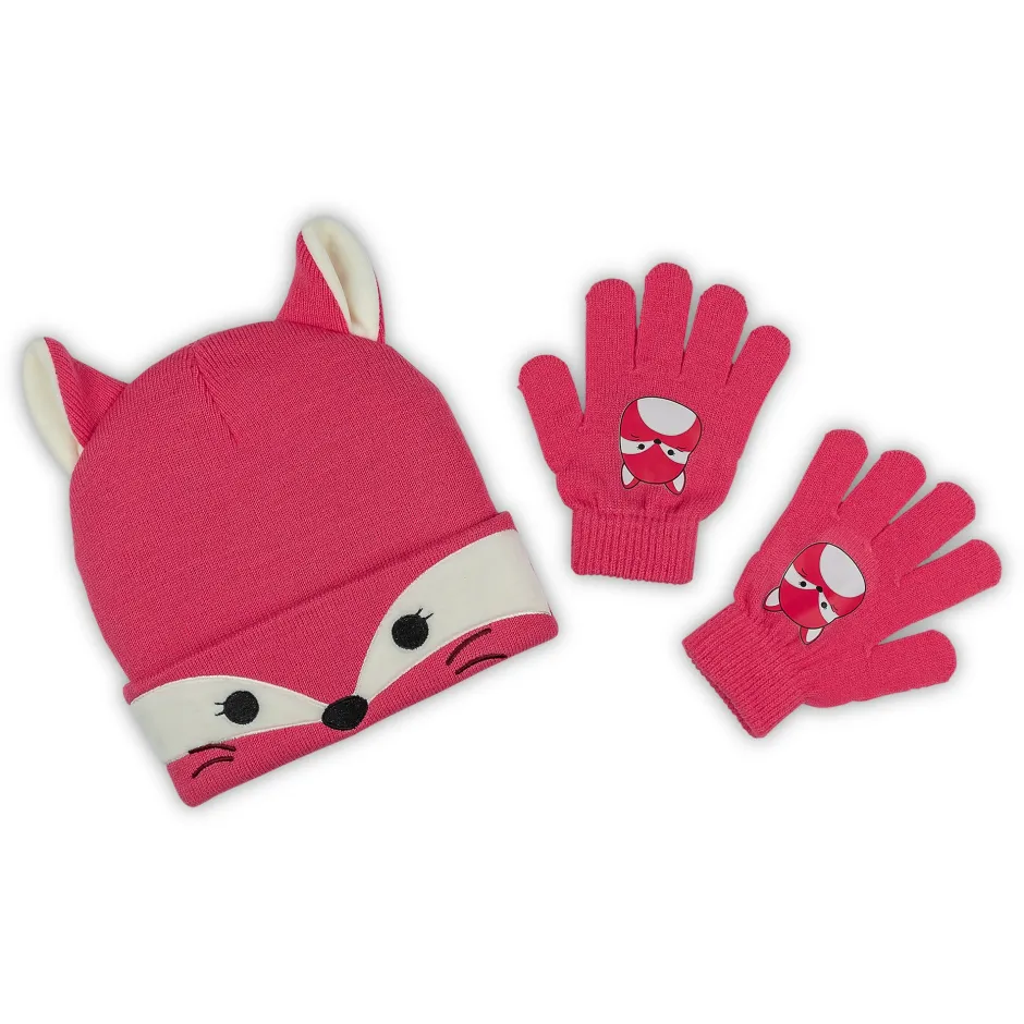 Squishmallow Fifi the Fox Kids Beanie & Glove Set-Bioworld International Store