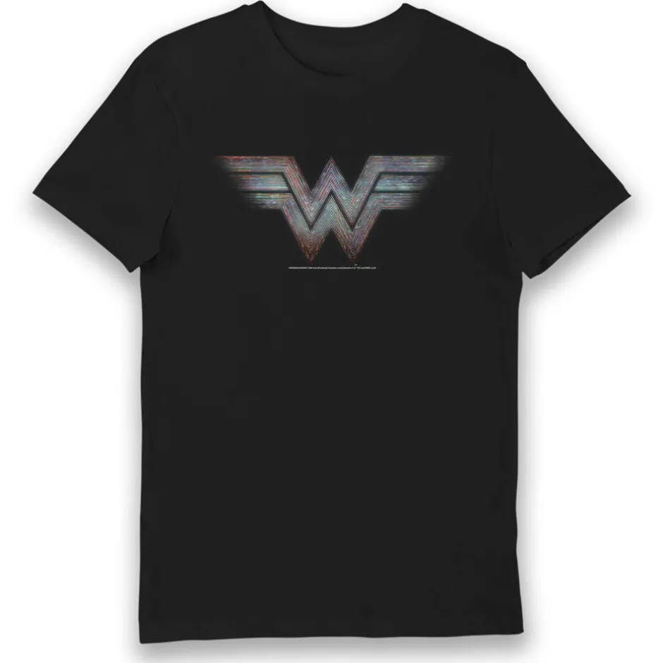 Wonder Woman Logo Icon Adults T-Shirt-Bioworld International Cheap